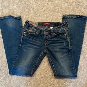 UNIONBAY Blue Boot Cut Jeans with Classic Design and Faded Appearance